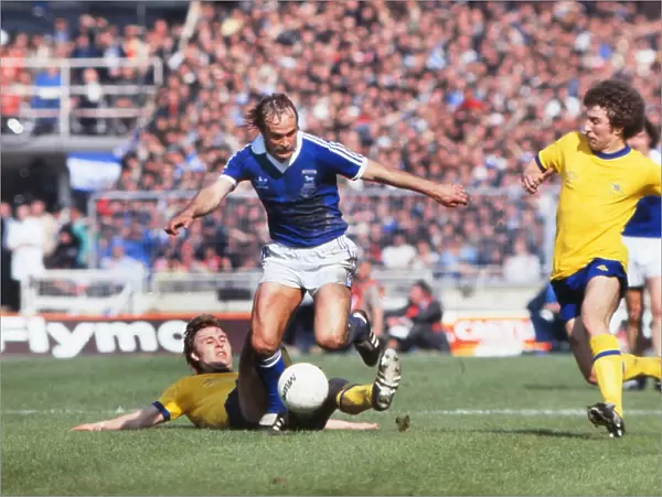 Ipswichs Mick Mills on the ball in the 1970 FA Cup Final