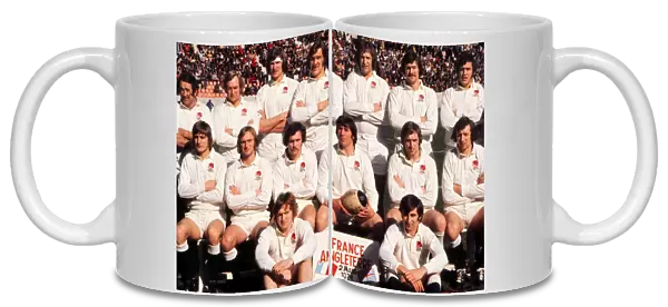 The England team that faced France in the 1974 Five Nations Championship