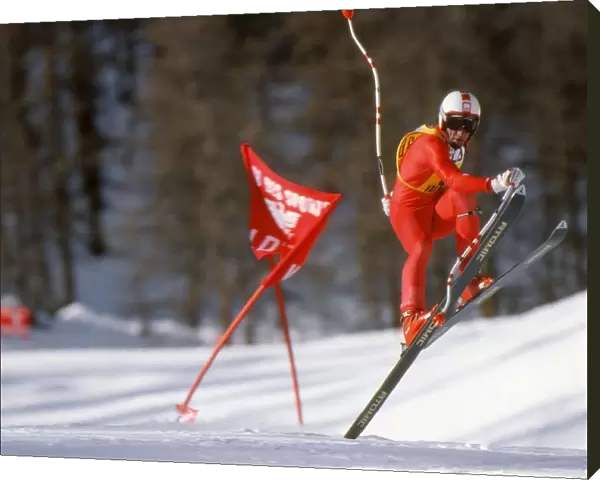 Austrias Erwin Resch at Val D Isere during the 1980 FIS World Cup