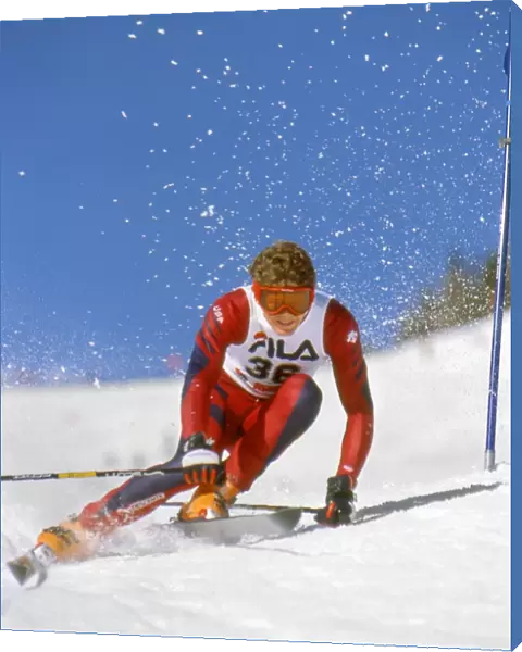 USAs Alexander Williams at Crans-Montana during the 1987 World Championships