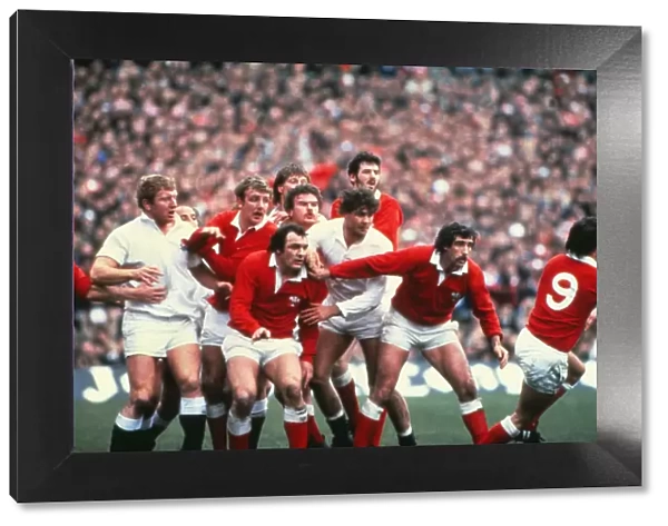 The Welsh line-out gets the ball back to Terry Holmes - 1982 Five Nations