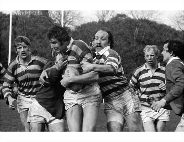 Gosforth face London Welsh in the 1977 John Player Cup semi-final
