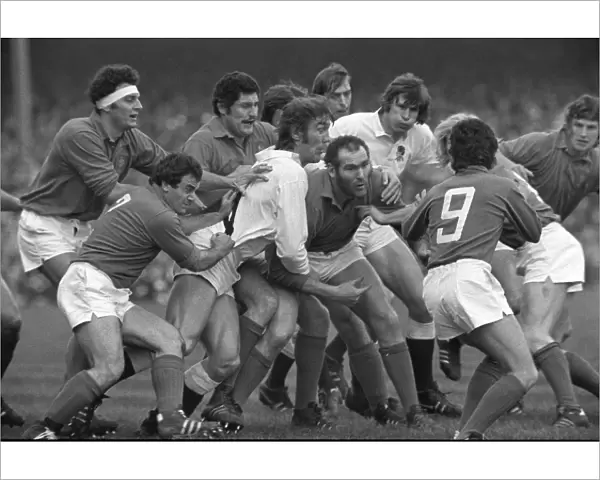 England take on France in the 1975 Five Nations