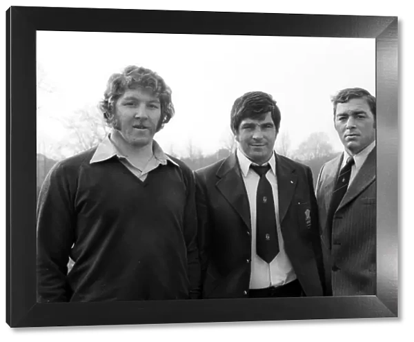 The famous Pontypool front row - Graham Price, Bobby Windsor and Charlie Faulkner