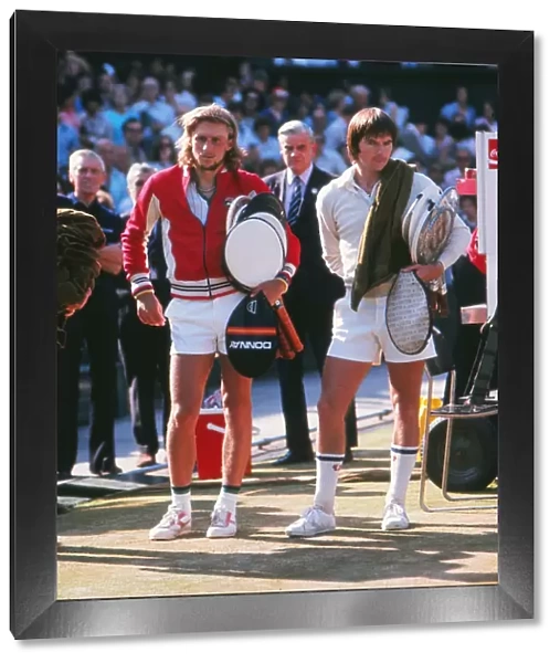1977 Wimbledon Finalists Bjorn Borg and Jimmy Connors