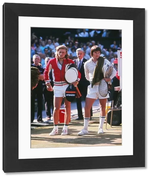 1977 Wimbledon Finalists Bjorn Borg and Jimmy Connors