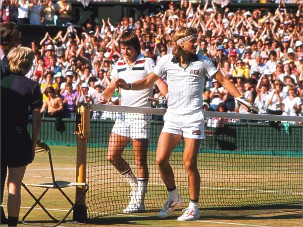 Bjorn Borg and Jimmy Connors - Mens Singles Final
