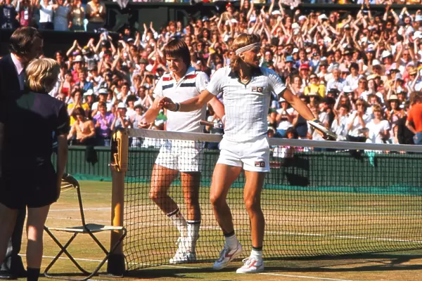 Bjorn Borg and Jimmy Connors - Mens Singles Final