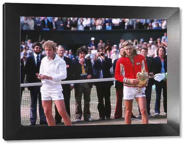 Roscoe Tanner and Bjorn Borg - 1979 Wimbledon Championships