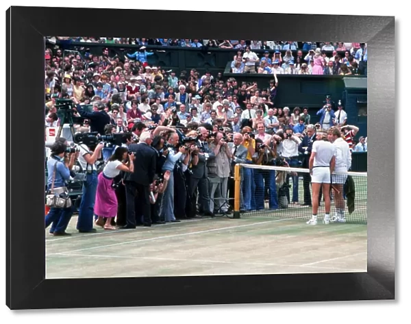 1979 Wimbledon Finalists Bjorn Borg and Roscoe Tanner