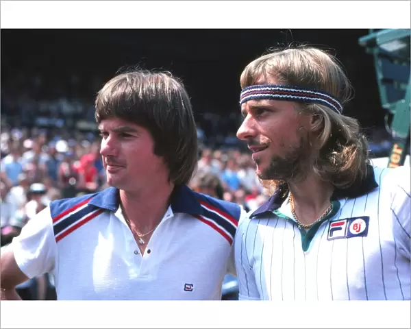 Jimmy Connors and Bjorn Borg - 1979 Wimbledon Championships