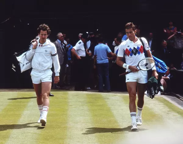 Ivan Lendl and John McEnroe - 1983 Wimbledon Championships