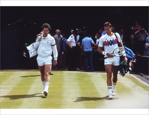Ivan Lendl and John McEnroe - 1983 Wimbledon Championships