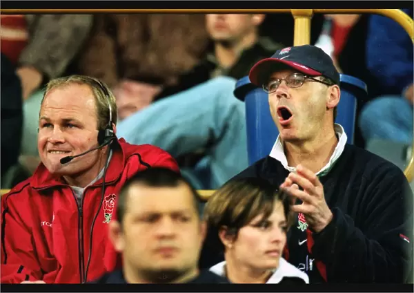 Clive Woodward and Andy Robinson