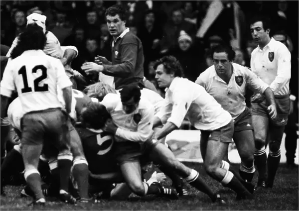 France takes on Wales - 1980 Five Nations