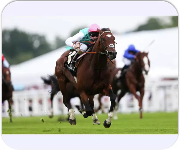 Frankel on the way to winning the Queen Anne Stakes