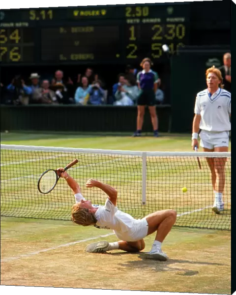 Stefan Edberg wins the 1988 Wimbledon Mens Singles title