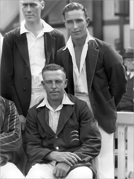 Denis Compton and Joe Hulme - Middlesex C. C. C. 1936