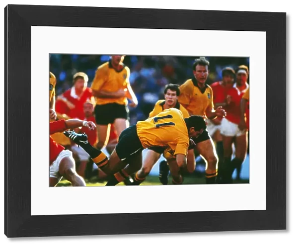 David Campese takes on the British Lions in 1989