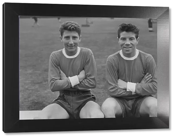 Alan Atherton and Willie Donaldson - Manchester United reserves