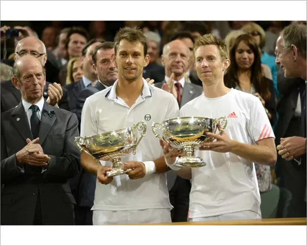 Jonathan Marray and Frederik Nielsen - 2012 Wimbledon Mens Doubles Winners