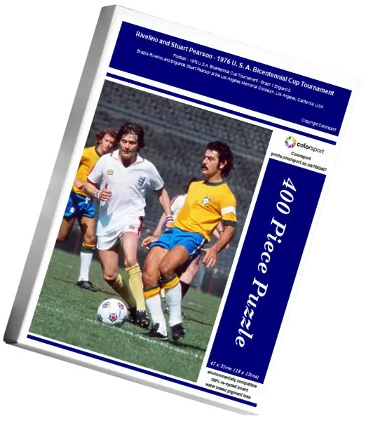 Rivelino and Stuart Pearson - 1976 U. S. A. Bicentennial Cup Tournament