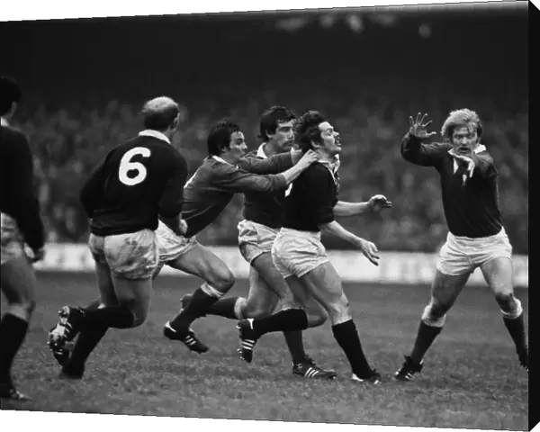 Wales take on Scotland - 1980 Five Nations