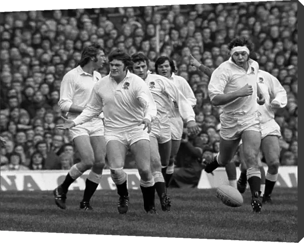 Englands forwards - 1976 Five Nations