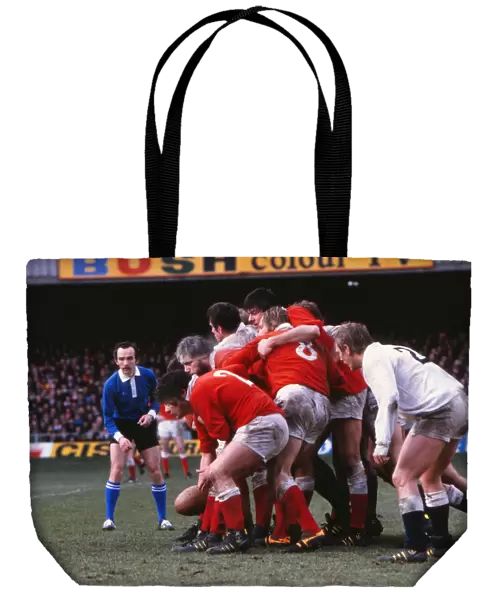 Wales Alan Phillips, Mike Roberts and Derek Quinnell - 1979 Five Nations