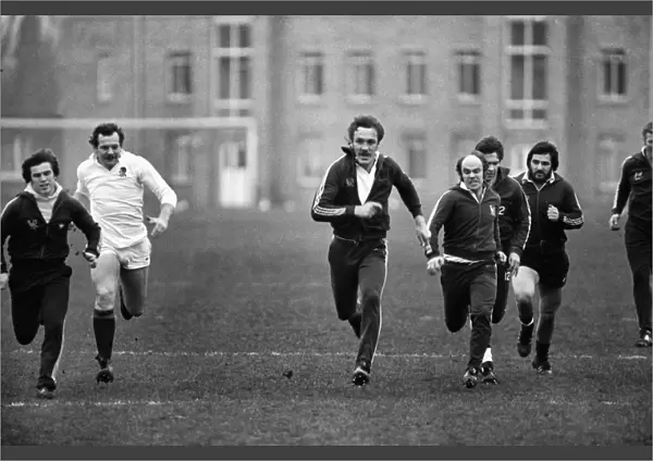 England training - 1980 Five Nations