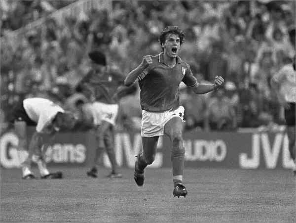 Italys Marco Tardelli celebrates his goal in the 1982 World Cup Final