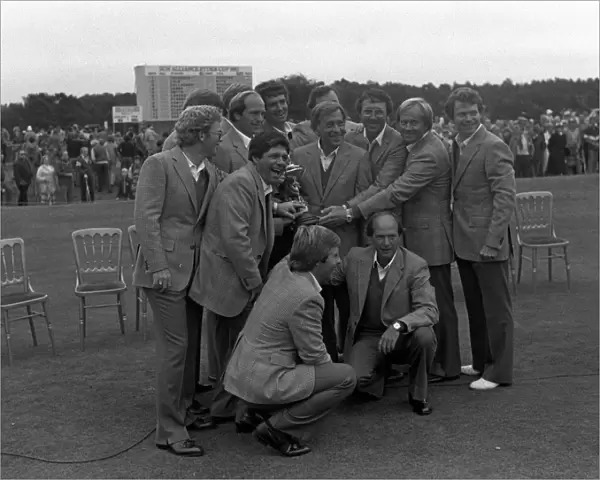 The victorious USA team - 1981 Ryder Cup