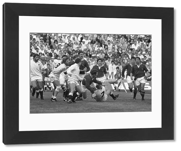 England and South Africa clash at Ellis Park in 1984