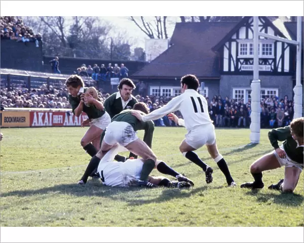 Ireland and England clash at Lansdowne Road - 1981 Five Nations