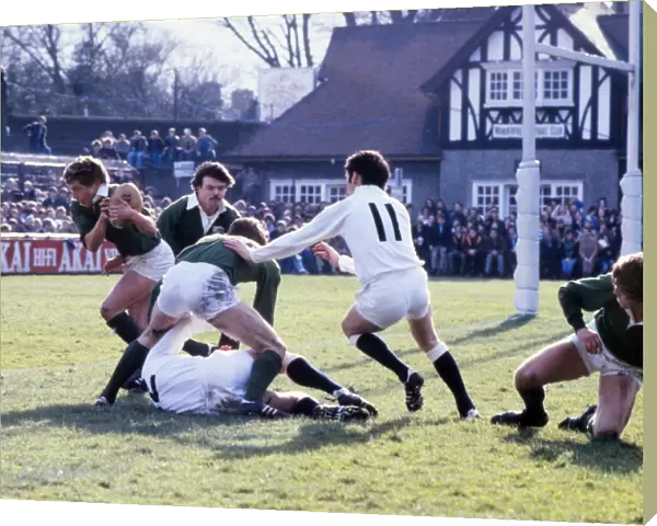Ireland and England clash at Lansdowne Road - 1981 Five Nations