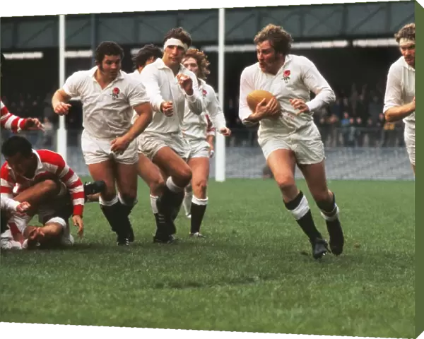 England Under-23 take on Japan in 1973