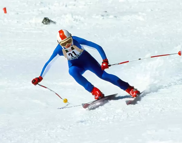 Theresa Wallis- 1976 Innsbruck Winter Olympics - Womens Downhill