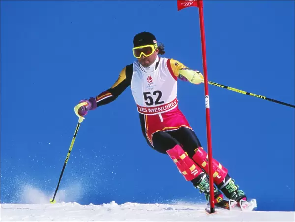 Sean Langmuir - 1992 Albertville Winter Olympics - Mens Slalom