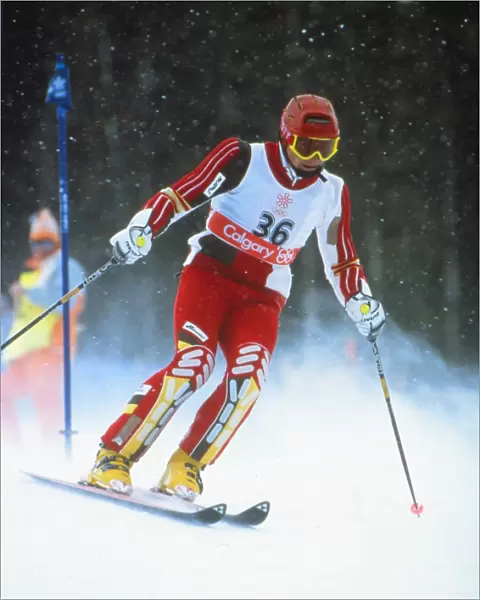 Graham Bell - 1988 Calgary Winter Olympics - Mens Combined Slalom