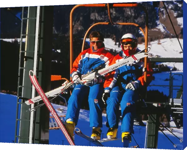 The Bell brothers - 1987 FIS World Cup - Val Gardena