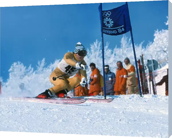 Freddie Burton - 1984 Sarajevo Winter Olympics - Mens Giant Slalom