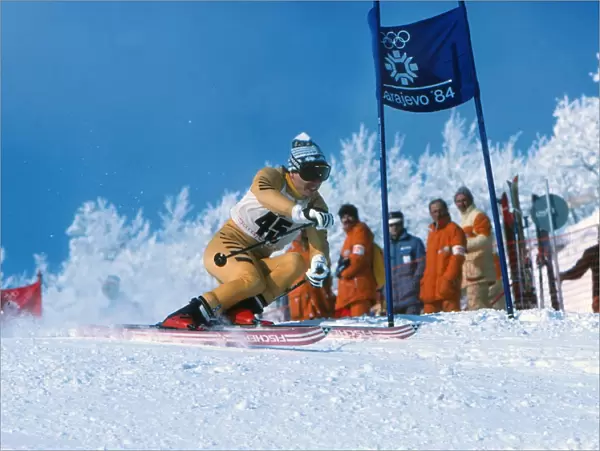 Freddie Burton - 1984 Sarajevo Winter Olympics - Mens Giant Slalom