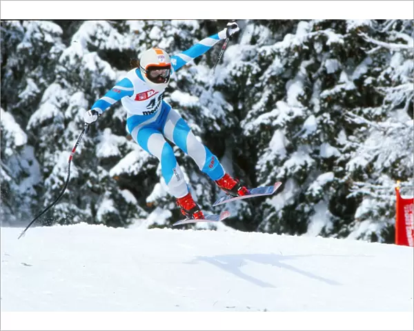 Clare Booth - 1986 FIS World Cup - Crans-Montana
