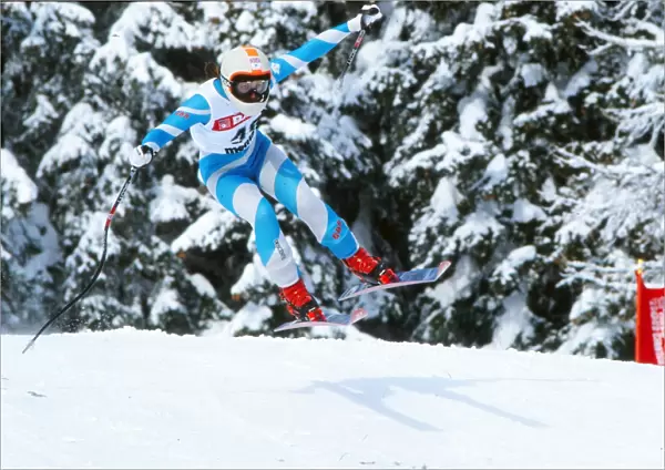Clare Booth - 1986 FIS World Cup - Crans-Montana