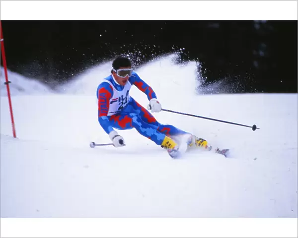 Alberto Tomba - 1988 FIS World Cup - Alta Badia