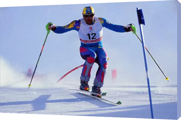Alberto Tomba - 1992 Albertville Winter Olympics - Mens Slalom