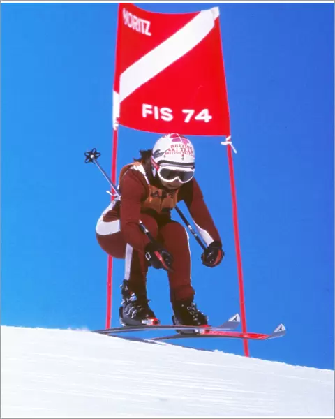 Julie Molyneux - 1973 FIS World Cup - St. Moritz