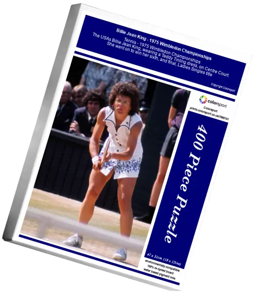 Billie Jean King - 1975 Wimbledon Championships