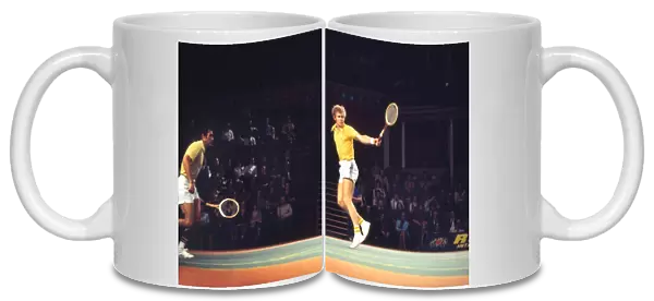 Mark Cox and Roger Taylor - 1975 Rothmans Tennis Tournament