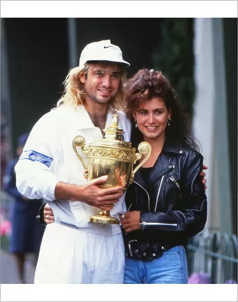 Andre Agassi - 1992 Wimbledon Singles Champion